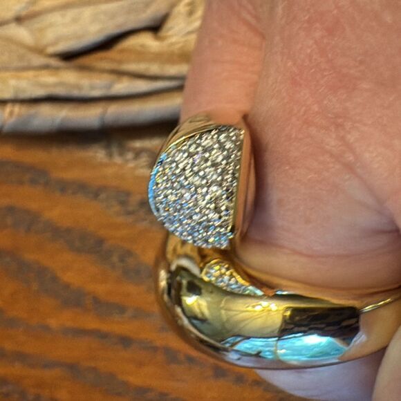 nOIr jewelry collection twisted pyramid ring New with tags - Picture 10 of 12